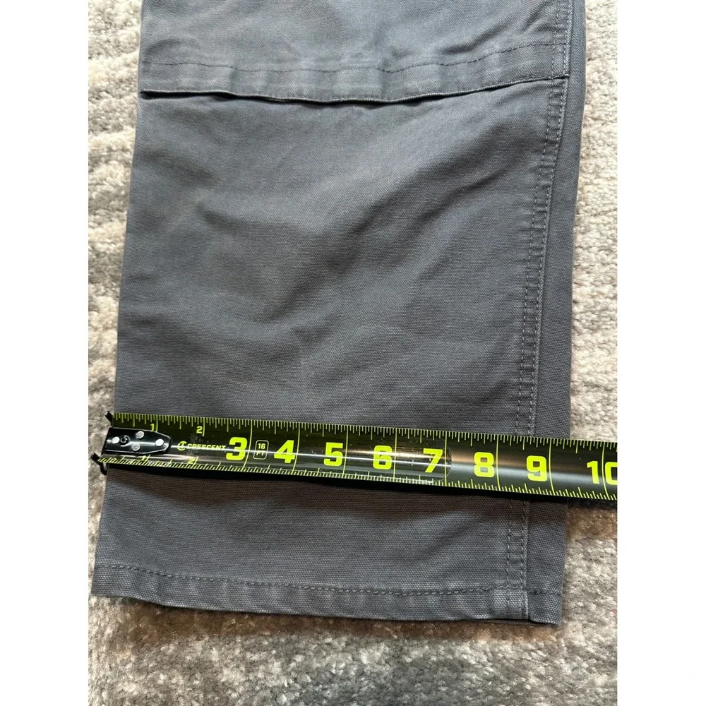 Arborwear Original Tree Climbers Pants Mens 42x30 Gray Canvas Utility Workwear